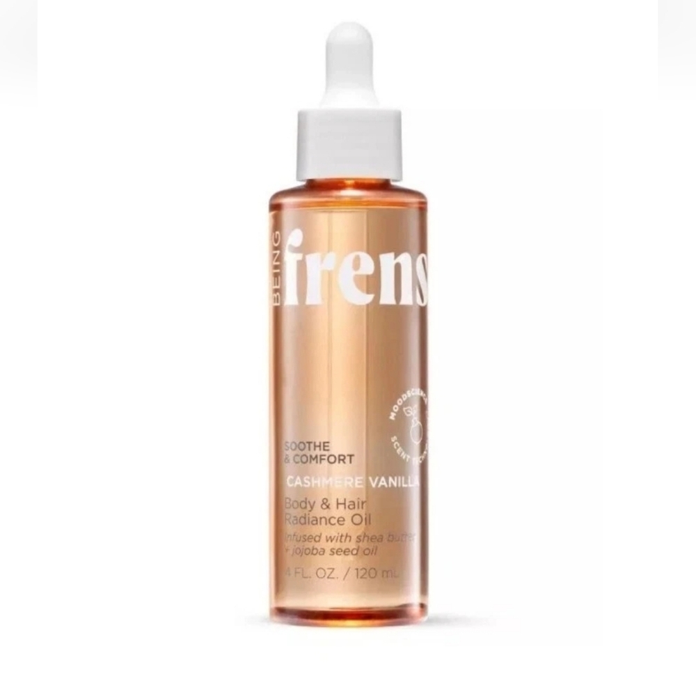 Being Frenshe Hair Radiance Oil 4 Fl Oz Vegan Cruelty Free Cozy Vanilla Scent